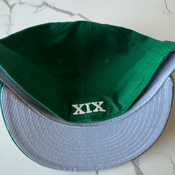 Amongst Friends Men Adult Hat 7.5 - Green w XIX on back - Picture 5 of 7